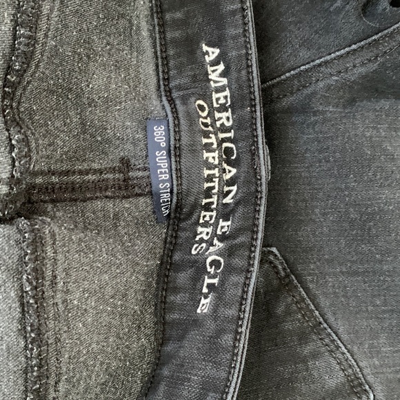 American Eagle Black Jeggings 360 Stretch - Picture 3 of 3